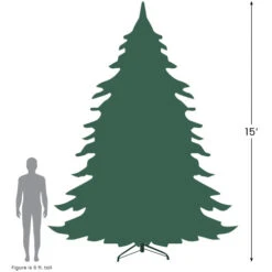 Northlight 15' Pre-Lit Canadian Pine Commercial Artificial Christmas Tree - Warm White Lights 9 Northlight 15' Pre-Lit Canadian Pine Commercial Artificial Christmas Tree - Warm White Lights -Chic Christmas Decoration 1527 91732.1680285150