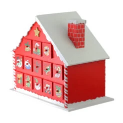 Northlight 10.25" Red And White Advent House With Chimney Storage Box -Chic Christmas Decoration 1iyuxlixgxafyrwedmiqop8fdik5gvux 18276.1588350472