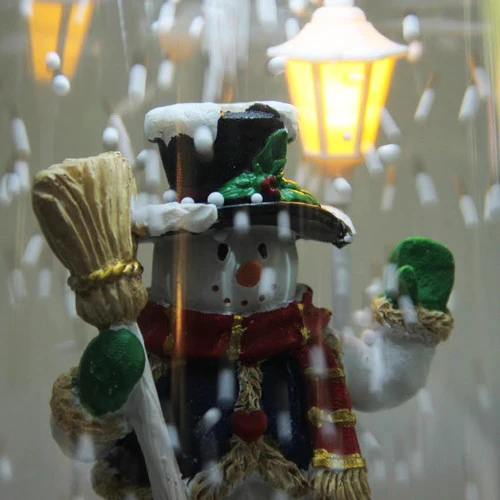 Northlight 13.5" LED Lighted Snowing Musical Snowman Christmas Lantern 3 Northlight 13.5" LED Lighted Snowing Musical Snowman Christmas Lantern - Image 3