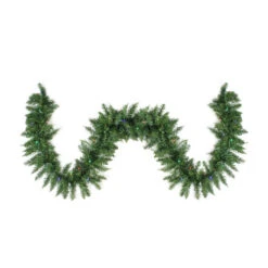 Northlight 9' X 12" Pre-Lit Buffalo Fir Artificial Christmas Garland - Multi LED Lights