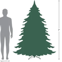 Northlight 7' Metallic Platinum Artificial Tinsel Christmas Tree - Unlit -Chic Christmas Decoration 727 04864.1682597789