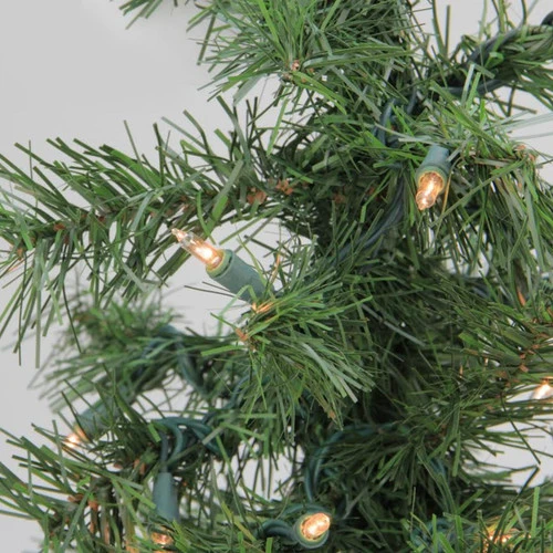 Northlight 2' Pre-Lit Medium Woodland Alpine Artificial Christmas Tree - Clear Lights 2 Northlight 2' Pre-Lit Medium Woodland Alpine Artificial Christmas Tree - Clear Lights - Image 2