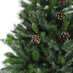 Northlight 6.5' Full Snowy Delta Pine With Pine Cones Artificial Christmas Tree, Unlit -Chic Christmas Decoration akxiyzjnd3uxzhacptidi5t0zq5wexl7 72344.1665433298