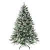 Northlight 6' Medium Flocked Angel Pine Artificial Christmas Tree - Unlit