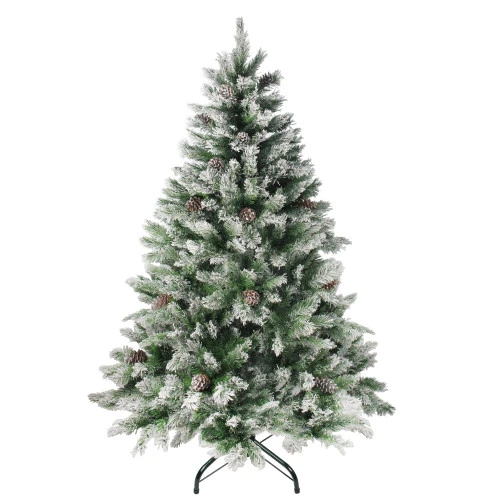 Northlight 6' Medium Flocked Angel Pine Artificial Christmas Tree - Unlit 1 Northlight 6' Medium Flocked Angel Pine Artificial Christmas Tree - Unlit