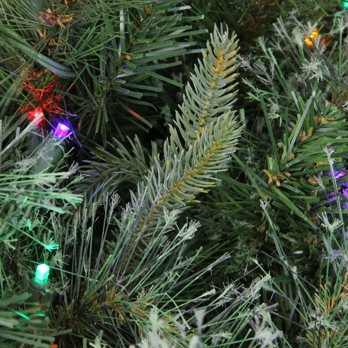 Northlight Pre-Lit Ashcroft Cashmere Pine Commercial Artificial Christmas Wreath - 72-Inch, Multi LED Lights 2 Northlight Pre-Lit Ashcroft Cashmere Pine Commercial Artificial Christmas Wreath - 72-Inch, Multi LED Lights - Image 2