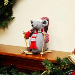 Northlight 14.75" Red And Gray Skiing Mouse Gnome Christmas Decoration -Chic Christmas Decoration cfg4h7dxaqgchkk2msu4scqiyj3qevkg 60782.1588415725