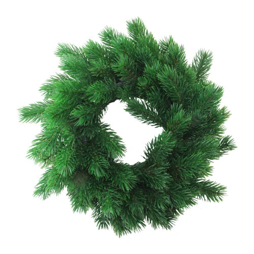 Northlight Green Pine Artificial Christmas Wreath - 12-Inch, Unlit 1 Northlight Green Pine Artificial Christmas Wreath - 12-Inch, Unlit