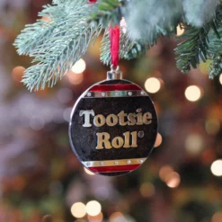 Northlight 3.5" Silver And Brown "Tootsie Roll" Candy Logo Christmas Ornament -Chic Christmas Decoration cyxpum5zni6x6qrpe6g3ko0bzftheiud 25030.1588349662