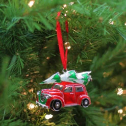 Northlight 3.25” Red And White Car With Tree Christmas Ornament -Chic Christmas Decoration eanuzadw00habeipbpvgm9vdmnzr2hfj 89244.1588369101