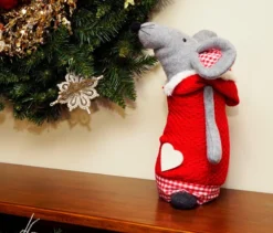 Northlight 12" Red And Gray Standing Mouse With Hooded Coat Christmas Tabletop Decor -Chic Christmas Decoration egnhnjahryqew2vvl8jew5v7aphgihiq 46132.1587645152