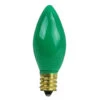 Northlight Club Pack Of 25 Opaque Green C7 Christmas Replacement Bulbs