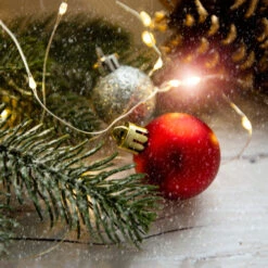 Northlight 100 Warm White LED Micro Fairy Lights - 16.25 Ft Copper Wire -Chic Christmas Decoration fairylights ballornament 65107.1664293227