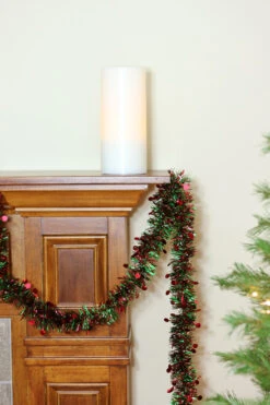 Northlight 50' X 2.5" Shiny Red And Green Tinsel Artificial Christmas Garland - Unlit -Chic Christmas Decoration gws9slckjpx7yyqntg9mxlf9qdah5zyi 81612.1588369301