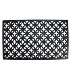 Northlight Elegant Quatrefoil Rectangular Door Mat 30" X 18"