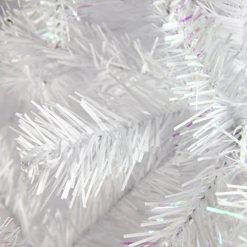 Northlight 9.5' White Full Glimmer Iridescent Spruce Artificial Christmas Tree - Unlit 2 Northlight 9.5' White Full Glimmer Iridescent Spruce Artificial Christmas Tree - Unlit - Image 2