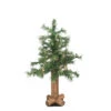 Northlight 2' Pre-Lit Medium Woodland Alpine Artificial Christmas Tree - Clear Lights