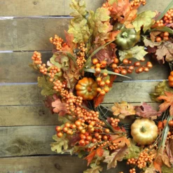 Northlight Autumn Leaves, Pumpkins And Berries Artificial Thanksgiving Wreath, 22-Inch, Unlit 7 Northlight Autumn Leaves, Pumpkins And Berries Artificial Thanksgiving Wreath, 22-Inch, Unlit -Chic Christmas Decoration kdaj6n5zoyuenolzjdvfdztjpeuzelfk 79622.1665433298