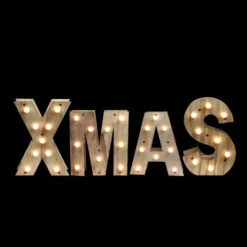 Northlight 26.5" Brown Battery Operated LED Lighted "XMAS" Wall Decor -Chic Christmas Decoration kl2w1m5sxboqywt2zs1zj7jrlbdfemdv 42127.1588411175