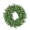 Northlight Mixed Pine And Glittered Berry Artificial Christmas Wreath - 24-Inch, Unlit