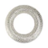 Northlight Silver And Clear Beaded Artificial Christmas Wreath - 20-Inch, Unlit