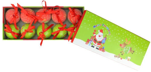 Northlight 10ct Red And Green Shatterproof Santa With Reindeer Decoupage Christmas Ball Ornaments 1.75" (40mm) 4 Northlight 10ct Red And Green Shatterproof Santa With Reindeer Decoupage Christmas Ball Ornaments 1.75" (40mm) - Image 4