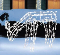 Northlight 37" White Feeding Reindeer Lighted Christmas Outdoor Decoration -Chic Christmas Decoration northlight20ct2051 311 107 17182.1588415210