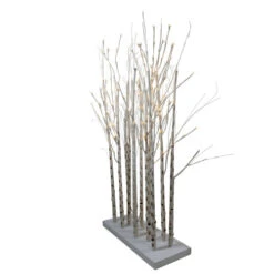 Northlight 4' LED Lighted White Twig Tree Cluster Outdoor Christmas Yard Art Decoration - 15-11350E-4 -Chic Christmas Decoration northlight20d2015 11350e 4 4 22188.1588362338
