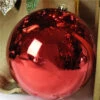 Northlight 10" Red Hot Shatterproof Shiny Christmas Ball Ornament (250mm)