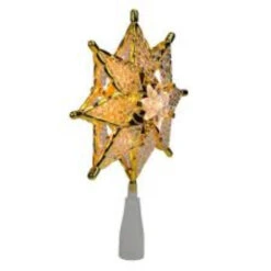 Northlight 8" Amber Mosaic Star Christmas Tree Topper - Clear Lights 5 Northlight 8" Amber Mosaic Star Christmas Tree Topper - Clear Lights -Chic Christmas Decoration northlight20nl02624 03 96238.1599873108