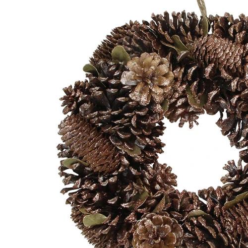 Northlight Brown Assorted Pine Cone Wooden Christmas Wreath - 13-Inch, Unlit 3 Northlight Brown Assorted Pine Cone Wooden Christmas Wreath - 13-Inch, Unlit - Image 3