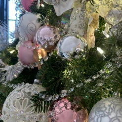 Northlight 4ct Pink 2-Finish Glass Christmas Ball Ornaments 4" (100mm) -Chic Christmas Decoration northlight20wy00775 cxpic2 13497.1671181335