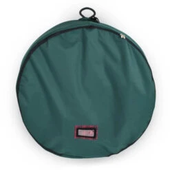Northlight 36" Christmas Wreath Protective Storage Bag With Removable Direct Suspend Handle