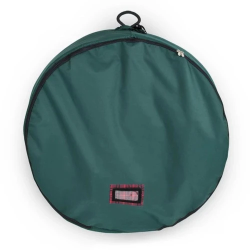 Northlight 36" Christmas Wreath Protective Storage Bag With Removable Direct Suspend Handle 1 Northlight 36" Christmas Wreath Protective Storage Bag With Removable Direct Suspend Handle