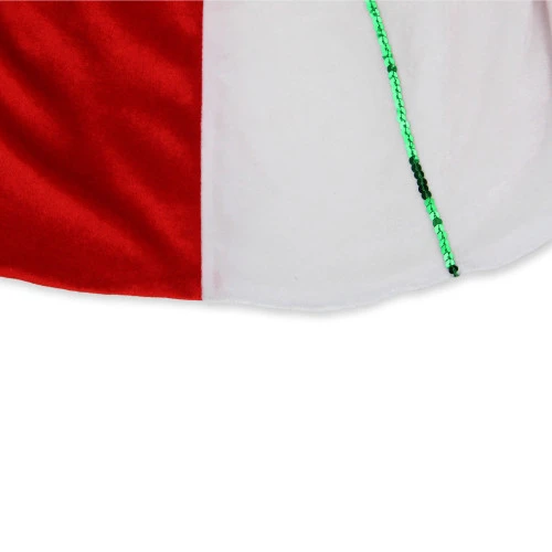 Northlight 48" Red And White Peppermint Twist Stripes Christmas Tree Skirt 2 Northlight 48" Red And White Peppermint Twist Stripes Christmas Tree Skirt - Image 2