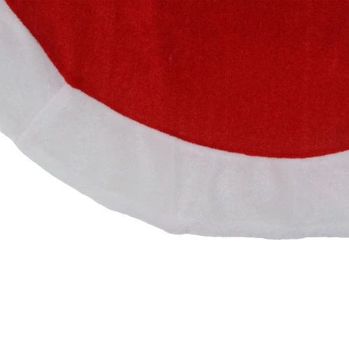 Northlight 26" Red With White Traditional Border Trim Small Christmas Tree Skirt 2 Northlight 26" Red With White Traditional Border Trim Small Christmas Tree Skirt - Image 2