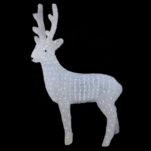 Northlight 41" Lighted Commercial Grade Acrylic Reindeer Christmas Display Decoration 1 Northlight 41" Lighted Commercial Grade Acrylic Reindeer Christmas Display Decoration