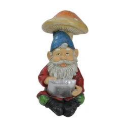 Northlight 10" High Tech Gnome With Tablet Solar Powered LED Lighted Outdoor Garden Statue
