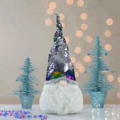 Northlight 24" Gnome With Rainbow And Silver Flip Sequin Hat Christmas Decoration 8 Northlight 24" Gnome With Rainbow And Silver Flip Sequin Hat Christmas Decoration -Chic Christmas Decoration northlight am87035 8 90283.1599700736