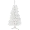 Northlight 4' Pre-Lit Slim White Pine Artificial Christmas Tree - Blue Lights