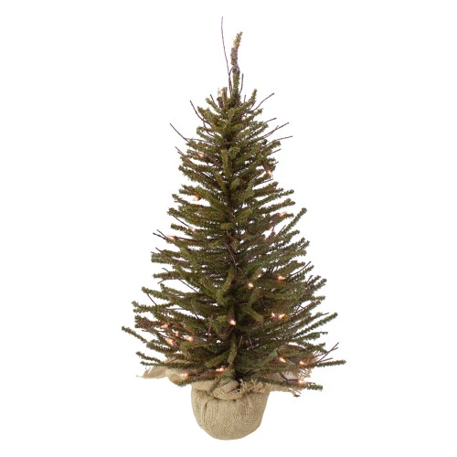 Northlight 2.5' Pre-Lit Warsaw Two-Tone Twig Artificial Christmas Tree - Clear Lights 1 Northlight 2.5' Pre-Lit Warsaw Two-Tone Twig Artificial Christmas Tree - Clear Lights