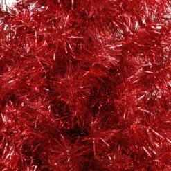Northlight 6' Pencil Red Tinsel Artificial Christmas Tree - Unlit 8 Northlight 6' Pencil Red Tinsel Artificial Christmas Tree - Unlit -Chic Christmas Decoration northlight b83511 3 12045.1669452425