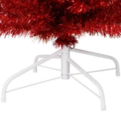 Northlight 6' Pencil Red Tinsel Artificial Christmas Tree - Unlit 9 Northlight 6' Pencil Red Tinsel Artificial Christmas Tree - Unlit -Chic Christmas Decoration northlight b83511 5 69515.1669452425