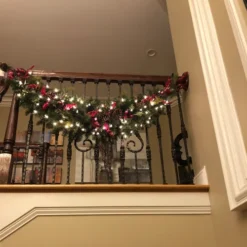 Northlight 60" Pre-Lit Eastern Pine Artificial Christmas Swag - Clear Lights -Chic Christmas Decoration northlight b84688 cxpic 46281.1678113612