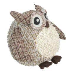 Northlight 12" Brown And Ivory Plaid Owl With Textured Plush Tabletop Christmas Figure -Chic Christmas Decoration northlight c85075 1 24162.1588403383