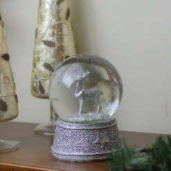 Northlight 5.5" Silver Glittered Reindeer Christmas Snow Globe 5 Northlight 5.5" Silver Glittered Reindeer Christmas Snow Globe -Chic Christmas Decoration northlight dw15112 3 54779.1588415627