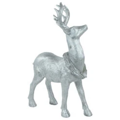 Northlight 10.75" Silver Reindeer Glittered Christmas Tabletop Decoration -Chic Christmas Decoration northlight dw15113b 3 33333.1662805509