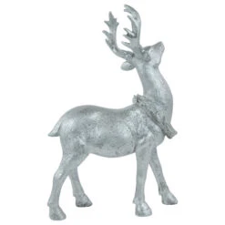Northlight 10.75" Silver Reindeer Glittered Christmas Tabletop Decoration -Chic Christmas Decoration northlight dw15113b 4 87134.1662805509