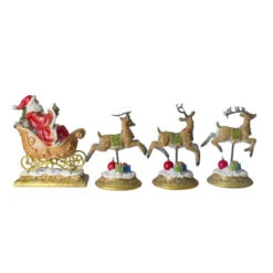Northlight Set Of 4 Santa And Reindeer Christmas Stocking Holders 9.5" -Chic Christmas Decoration northlight dw15134 2 20343.1588369075