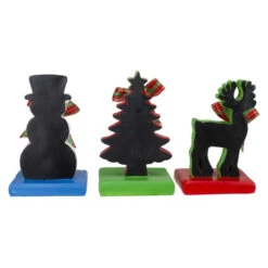 Northlight Set Of 3 Reindeer, Tree, And Snowman With Chalkboard Christmas Stocking Holders 7" -Chic Christmas Decoration northlight dw27717 2 86611.1588344288